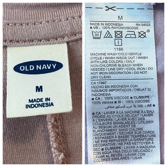 Old Navy Women’s Bundle of 4 Tank Tops Tie Back Palm Print Hot Pink Size Medium - Picture 8 of 9